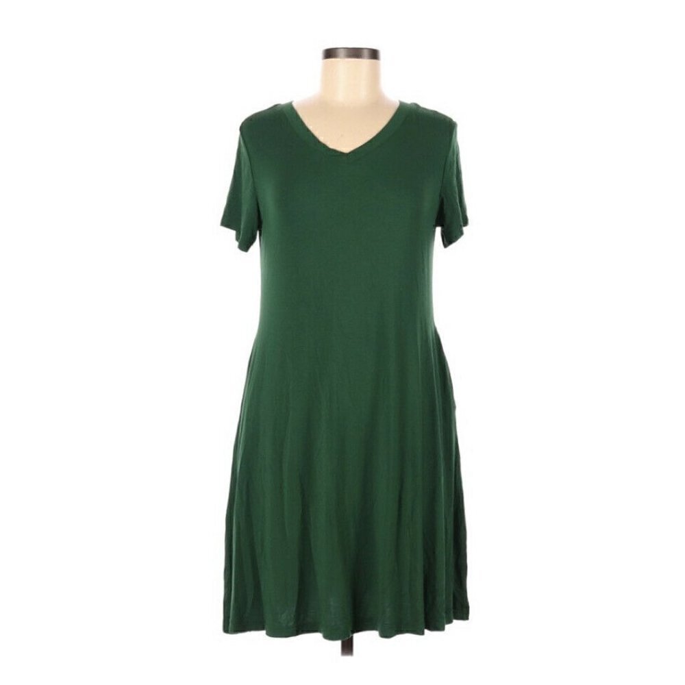 Face N Face Green Casual Dress‎ Women’s Size Medium